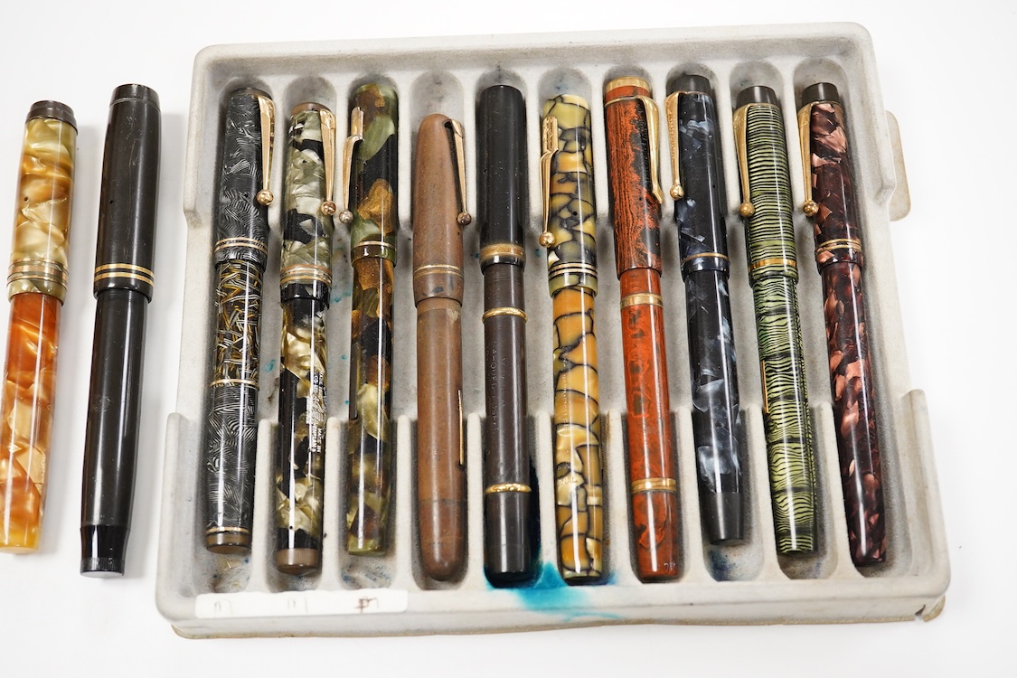 A good group of mainly UK pens to include Swan (12)